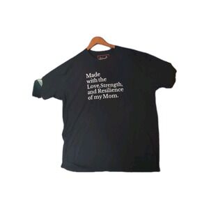 Pre-owned "Made With The Love Strength & Resilience Of My Mom" 3XL Black T-shirt